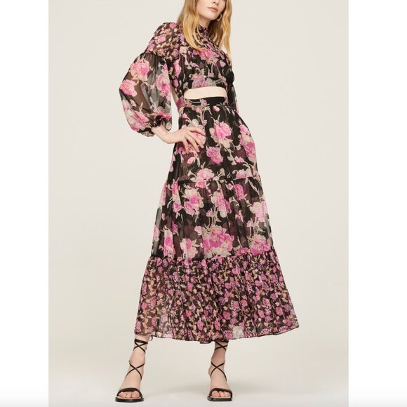 MISA LOS ANGELES Charlotta Maxi Dress Size Medium - Picture 1 of 8